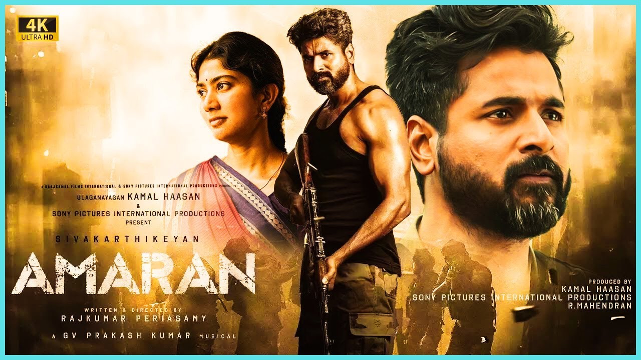 Sivakarthikeyan & Sai Pallavi | AMARAN 2024 | Full Hindi Dubbed New Movie | South Hindi Dubbed Movie