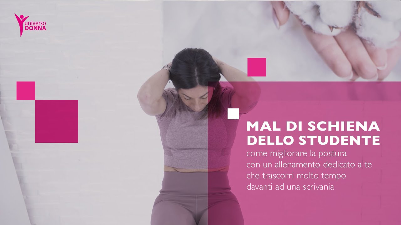 Mal di schiena dello studente: migliora la postura da scrivania con un allenamento super