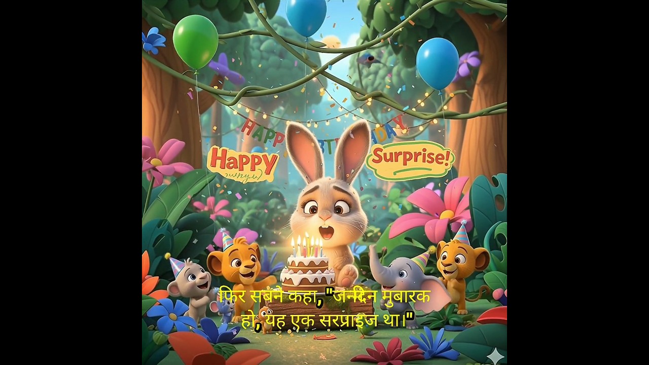 Bunny ka Birthday Surprise 🎂 | Masti Monkey Funny Cartoon Story for Kids | MastiToon Kahani