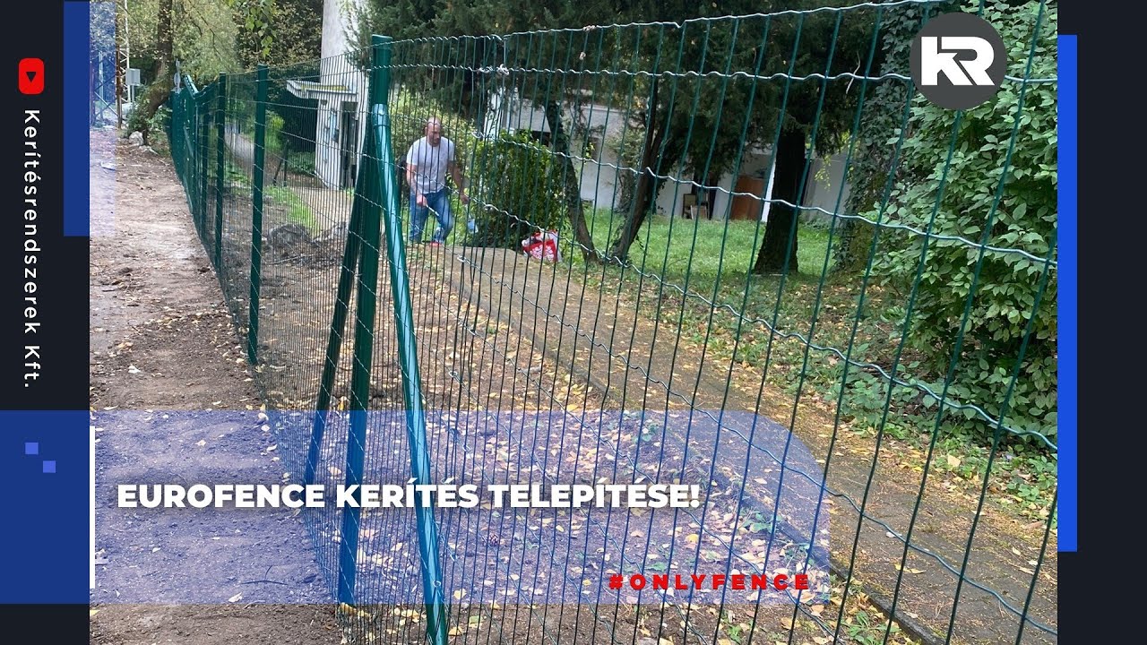 Eurofence Light kerítés telepítése- Kerítésrendszerek Kft.