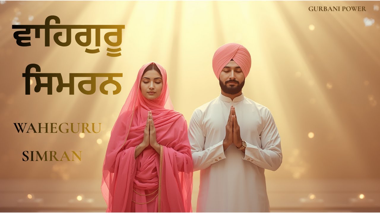 🙏 Waheguru Simran | Gurbani Simran | Satnam Waheguru | Waheguru Shabad  Kirtan  | Naam Simran |