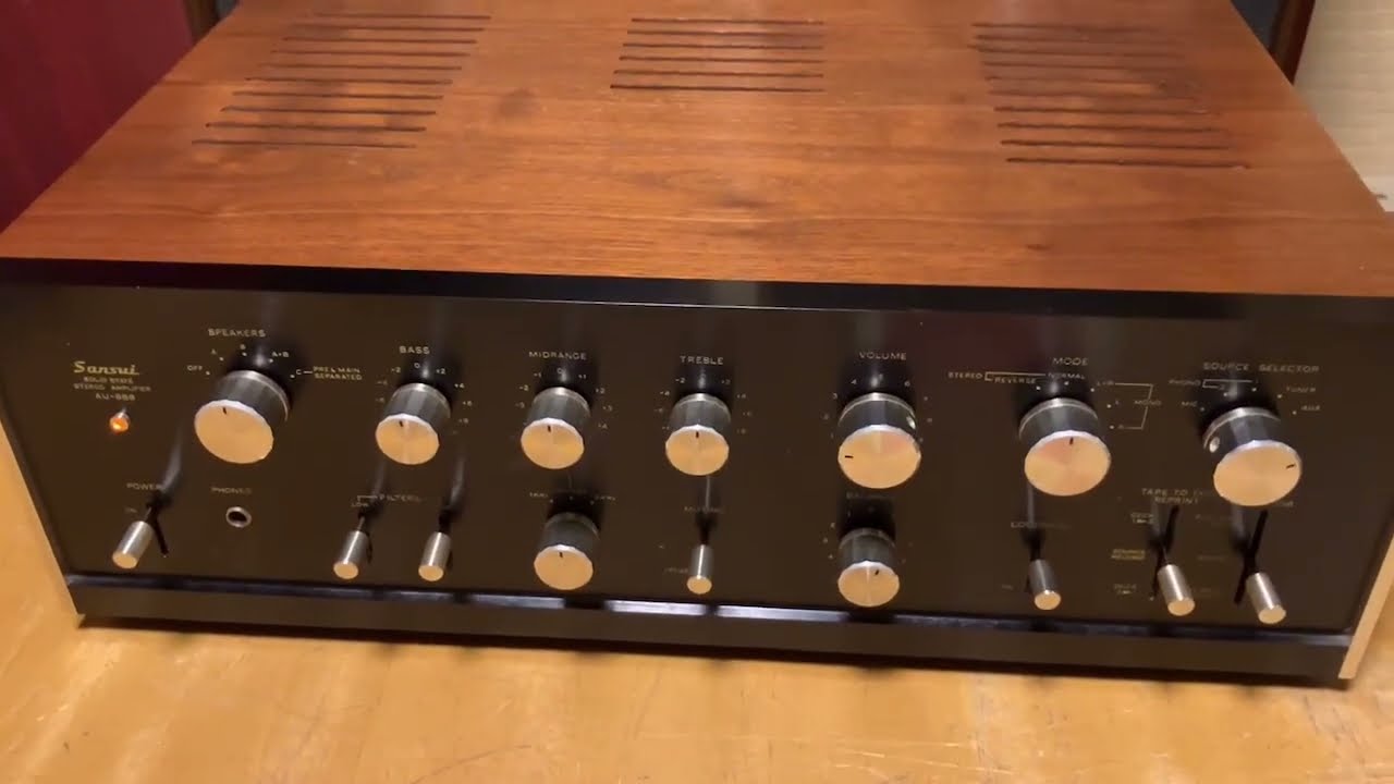オーディオ試聴動画 Sansui AU-888 JBL2110 Sansui SP65改 ①