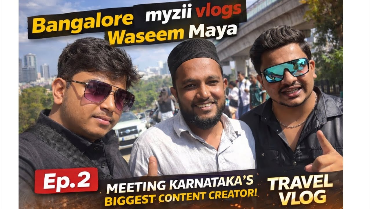 Meeting Waseem Maya in Bangalore 😍🔥 | My First Creator Meet | Vlog Ep 2