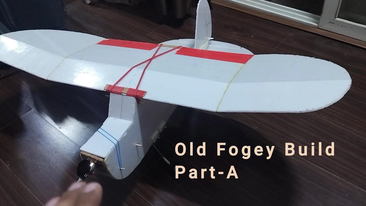 Old Fogey RC Plane Build | A4 Plans + Wing Cutting + Wing Assembly (Part 1)