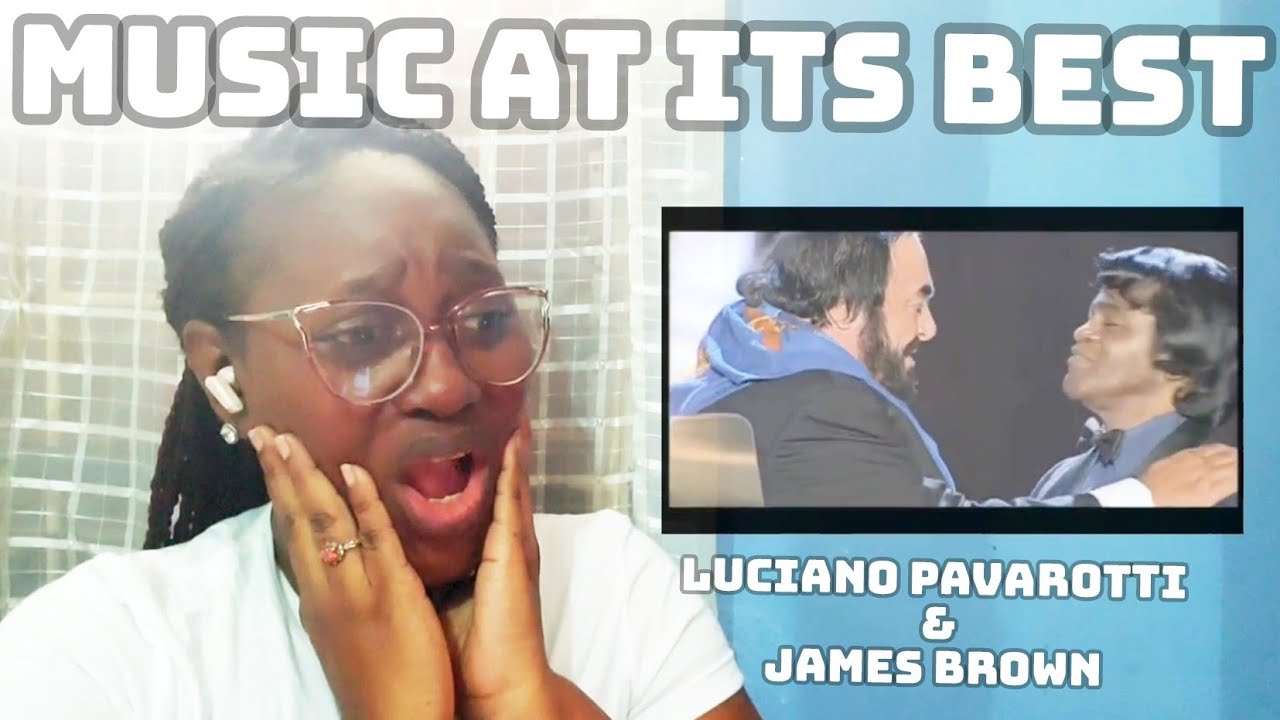 Luciano Pavarotti and James Brown _ It's A Man's Man's Man's World / REACTION