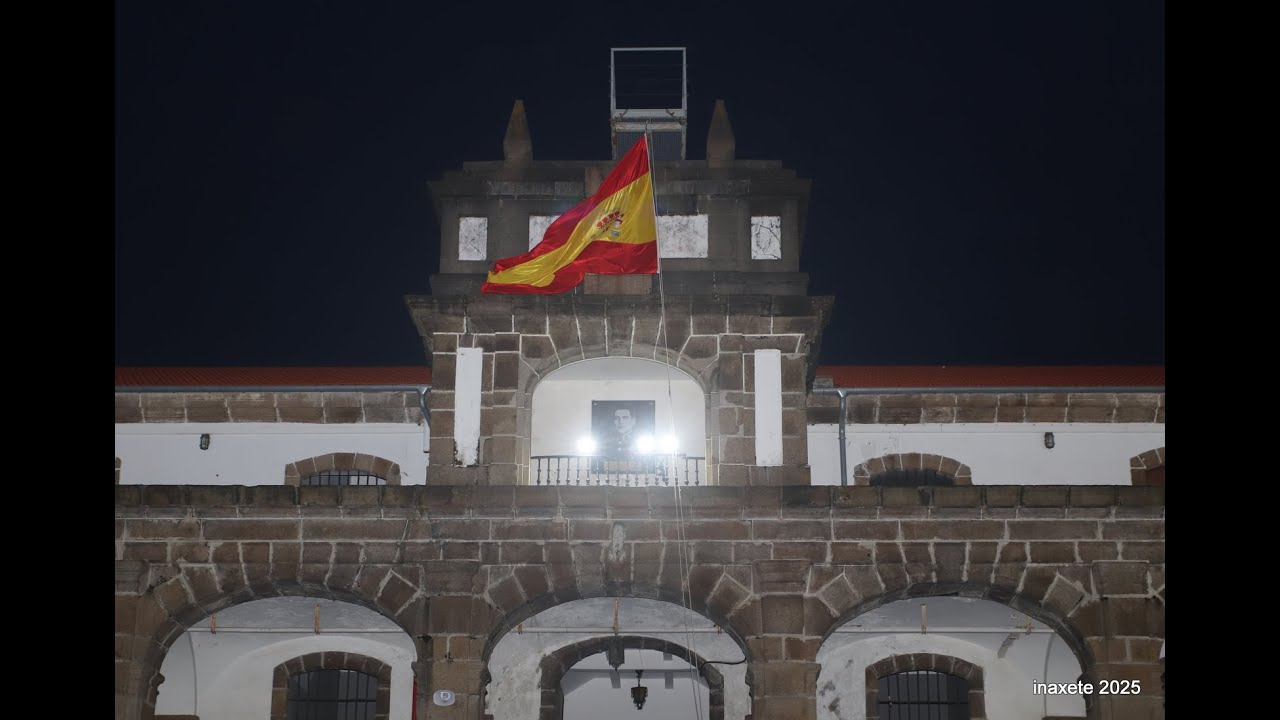Solemne Arriado de Bandera Nacional Q.  de Dolores, Ferrol febrero 2025