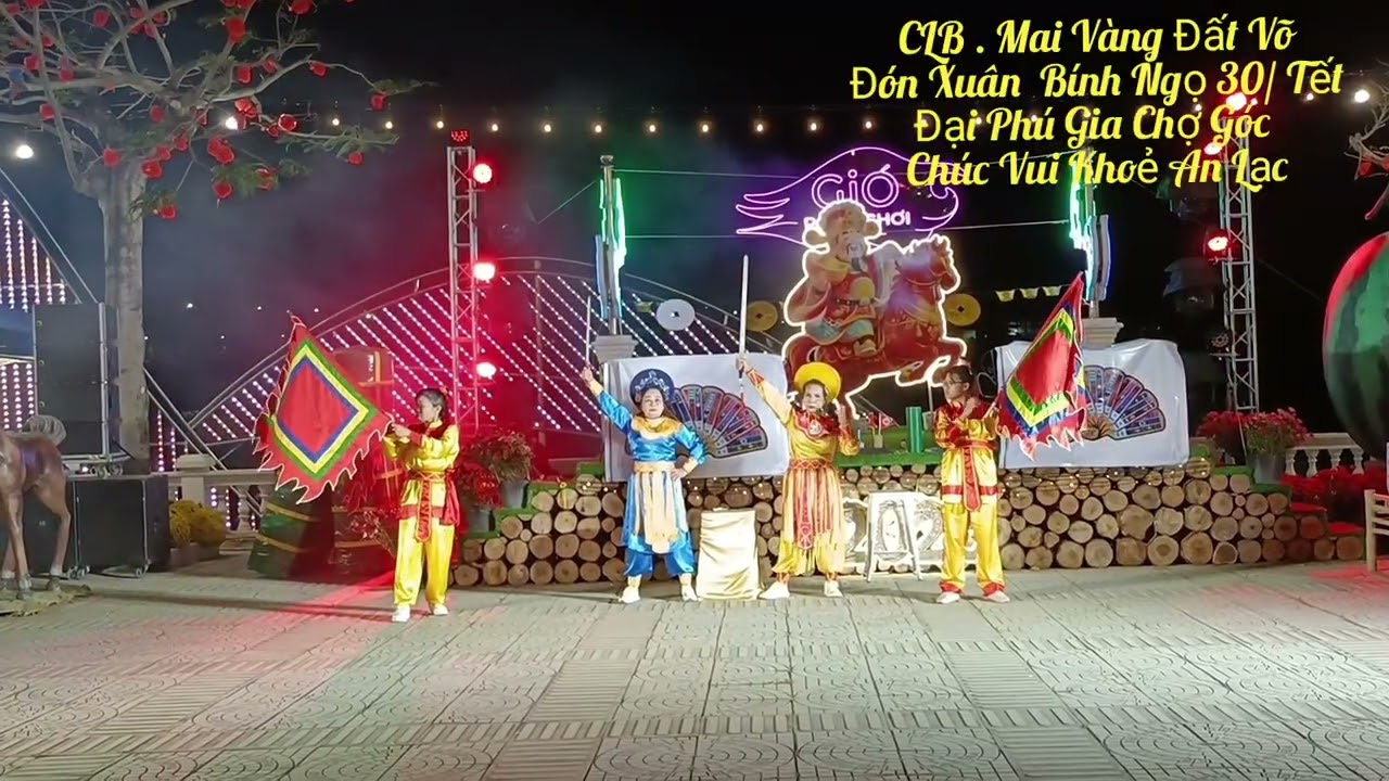 CLB . Mai Vàng Đất Võ . Quy Nhơn Bình Định Đón Giao Thừa . Đại Phú Gia . Mừng Xuân Bính Ngọ . 