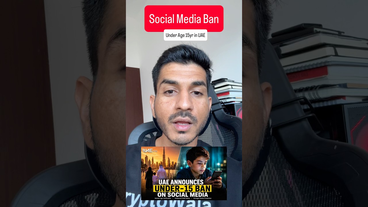 Social Media Ban in UAE under age 15years