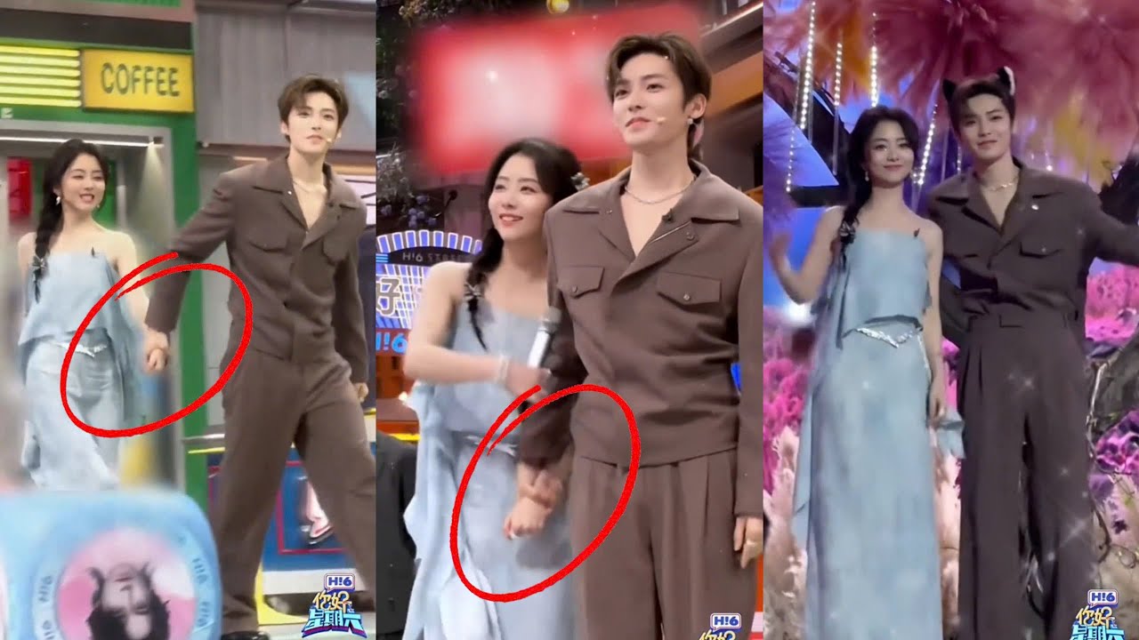 Неожиданный момент: Хоу Минхао внезапно схватил Тан Сонъюня за руку прямо перед камерой.