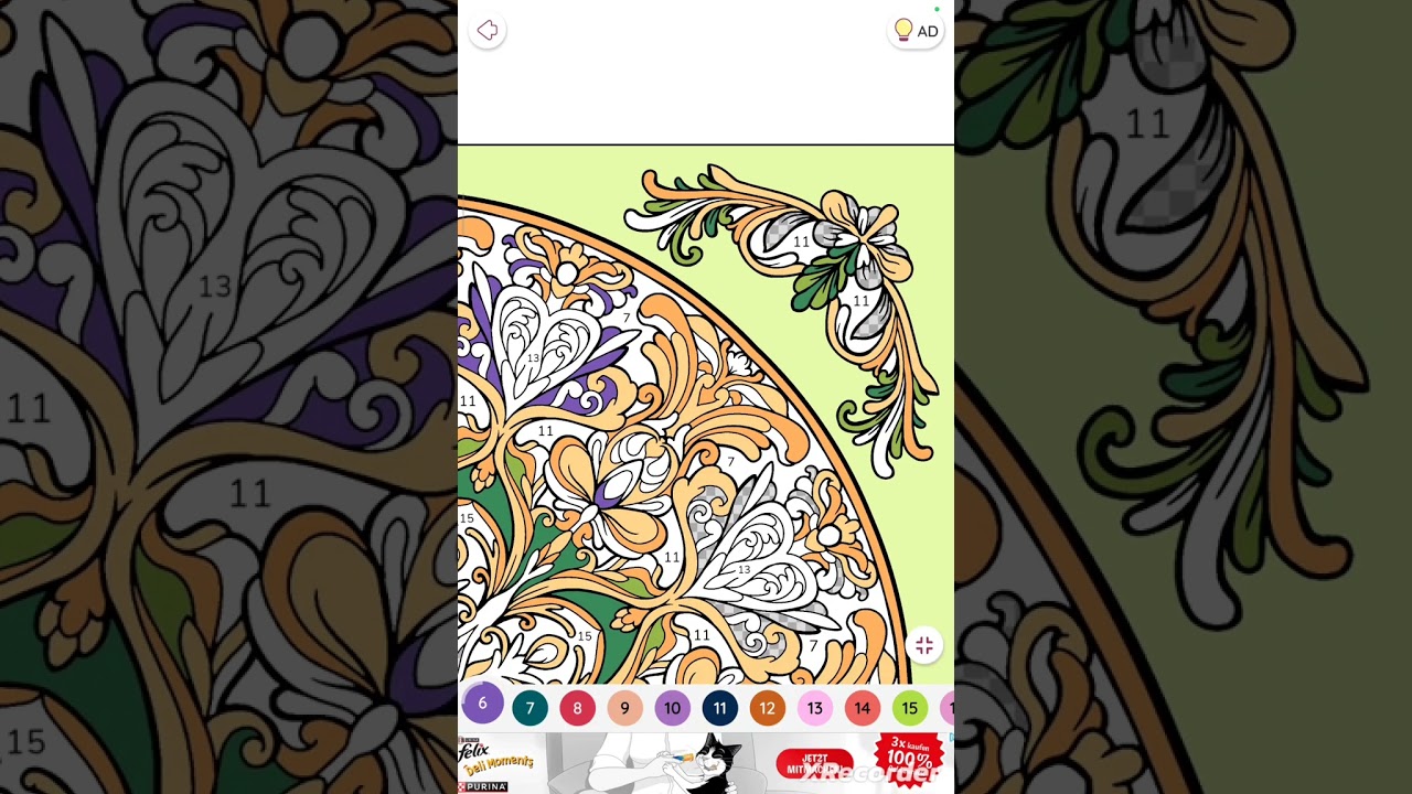 Happy Color #mandala 206