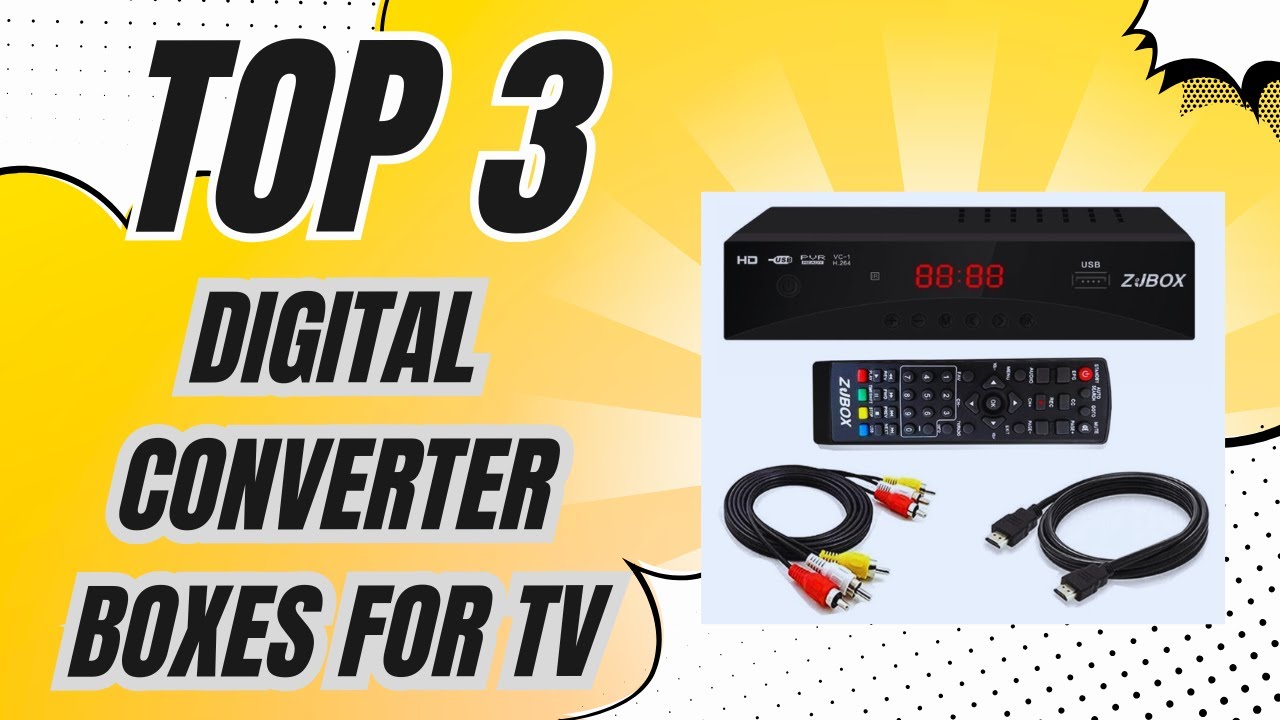 👍 Give Your TV a New Life! | The 3 Best Digital Converter Boxes You Need ✅ [2025]