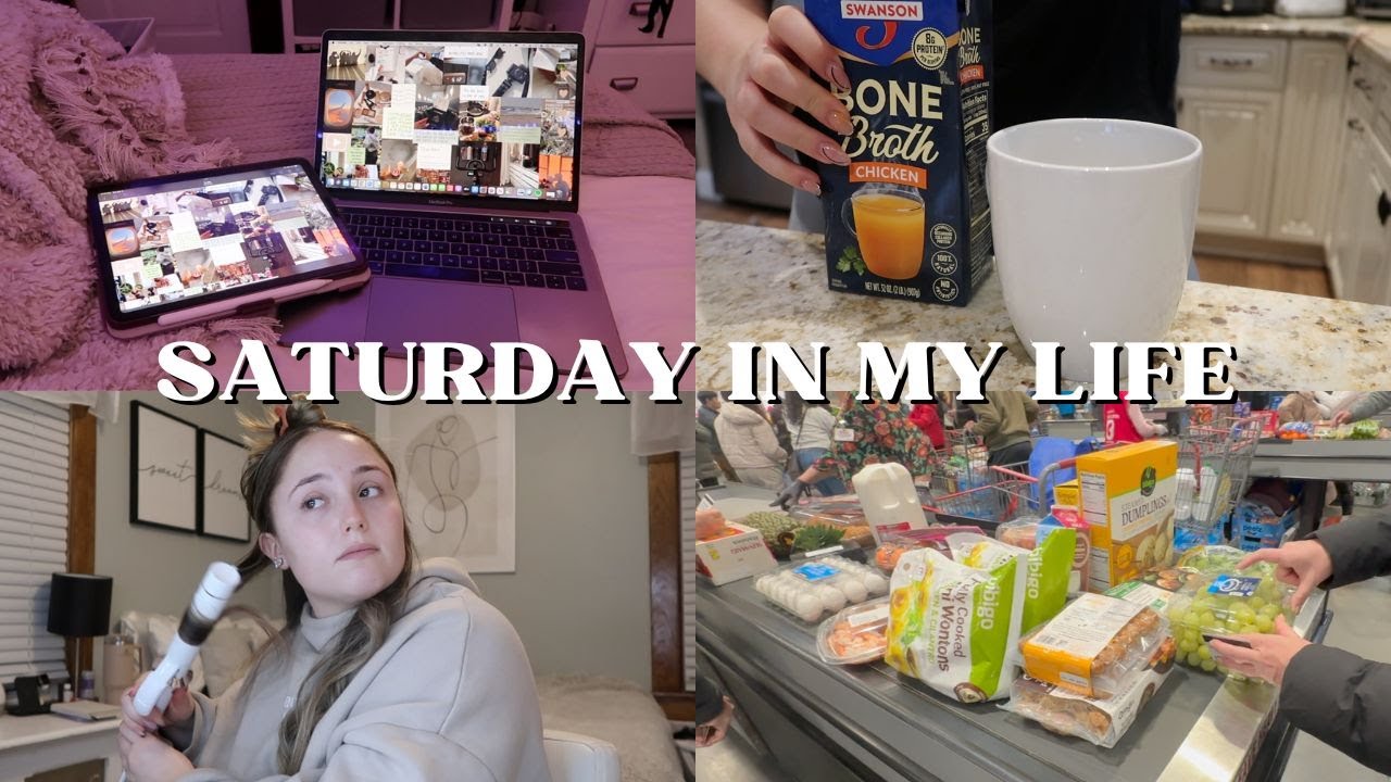 SPEND A SATURDAY WITH ME! (Cycle Class, Costco Haul, & Making My 2024 Vision Board)