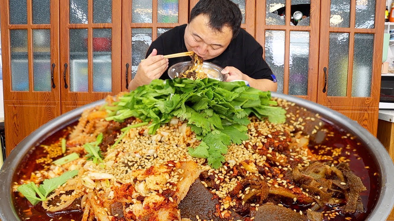 Secret Spicy Maocai, один глоток заставляет вас потеть｜Super Satisfying Mukbang