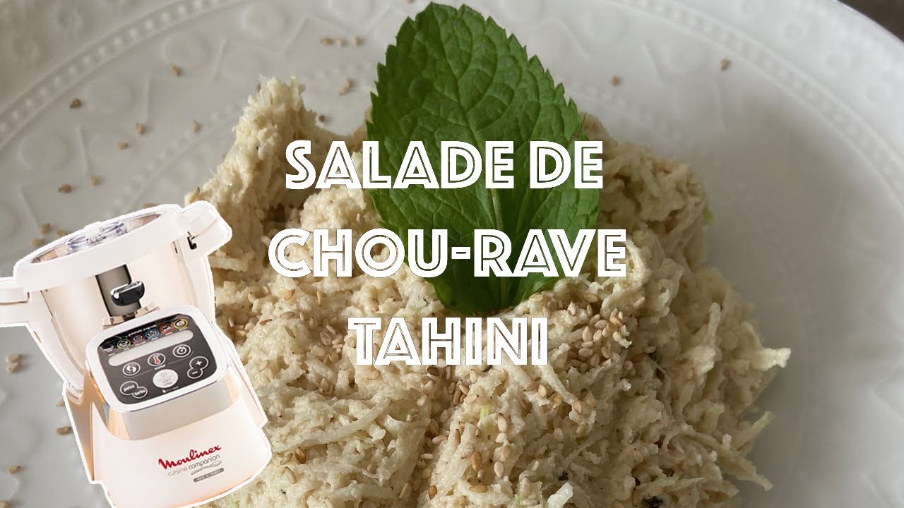 Recettes Companion  — SALADE DE CHOU-RAVE AU TAHINI