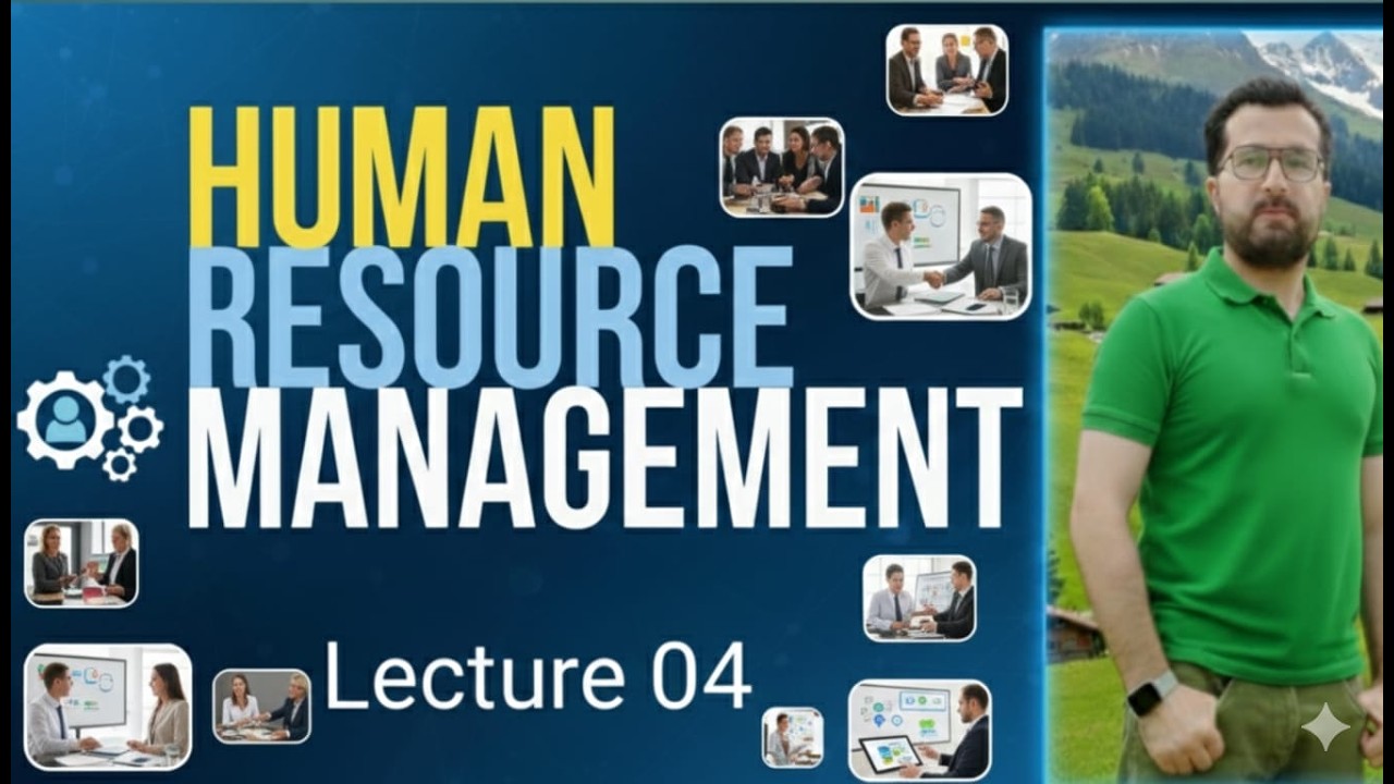 Human Resource Management | HRM Chapter-2, Lecture-4 | BCom/BBA | M.Com/MBA