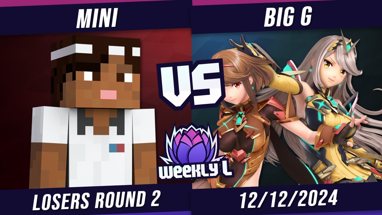 Mini vs Big G - Weekly L #141 - Losers Round 2 | Steve vs Pyra & Mythra