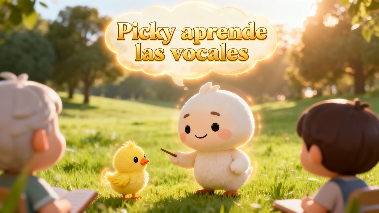 EL POLLITO PICKY APRENDE LAS VOCALES