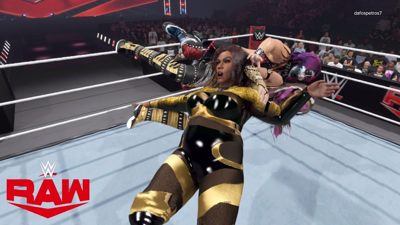 WWE 2K24 RAW NIA JAX VS THE JAPANESE TEAM