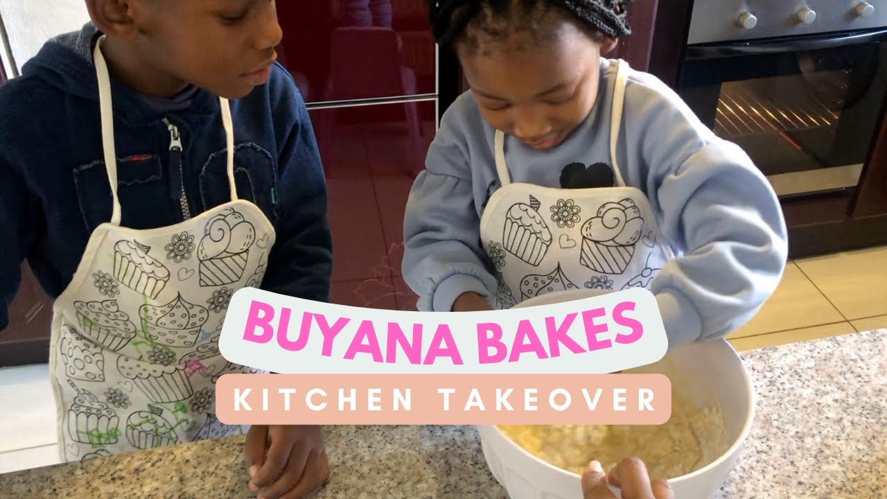 My Kids Take Over My Kitchen| Buyana Bakes 🧁👩🏽‍🍳👨🏽‍🍳|| Vuvu Vena