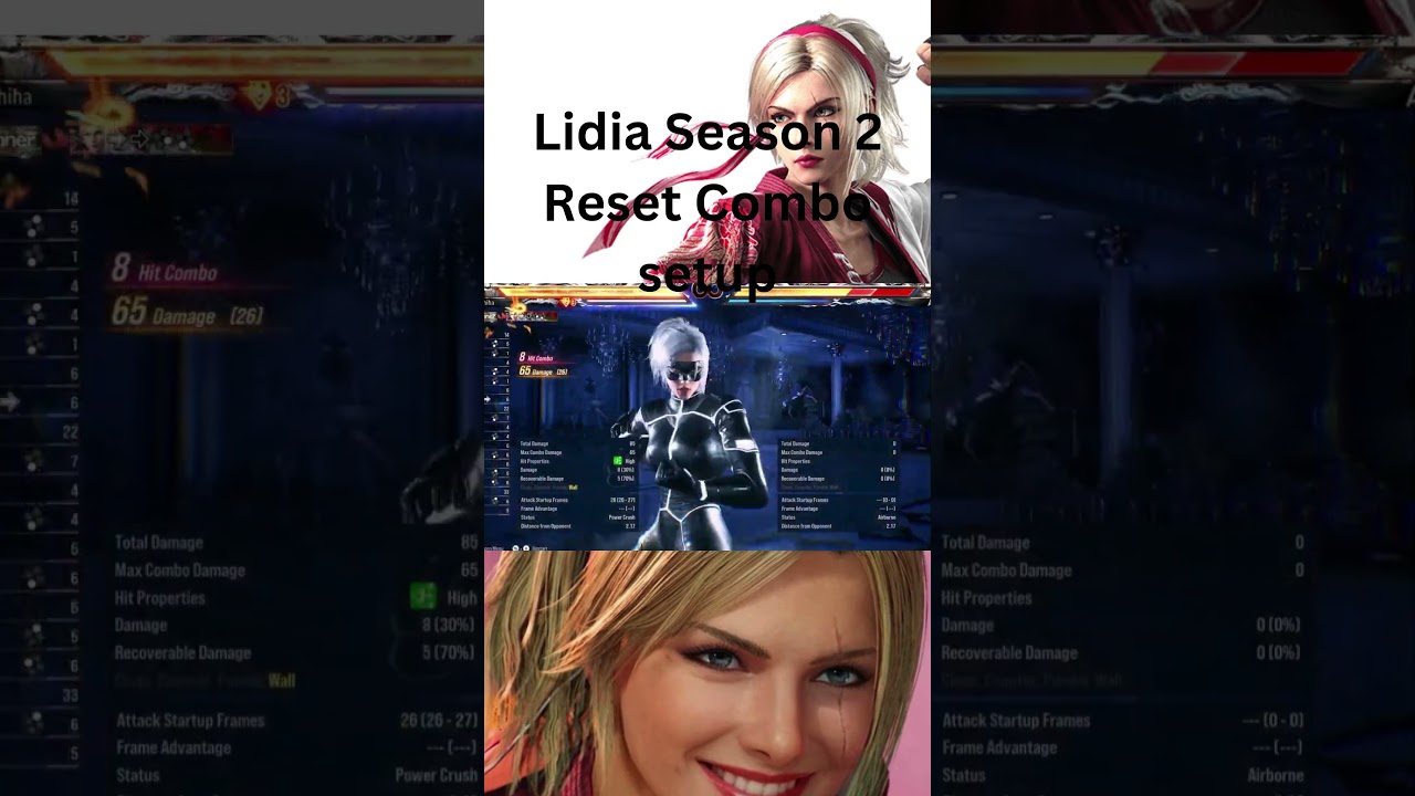Tekken 8 season 2 Lidia combo #reset #resplat