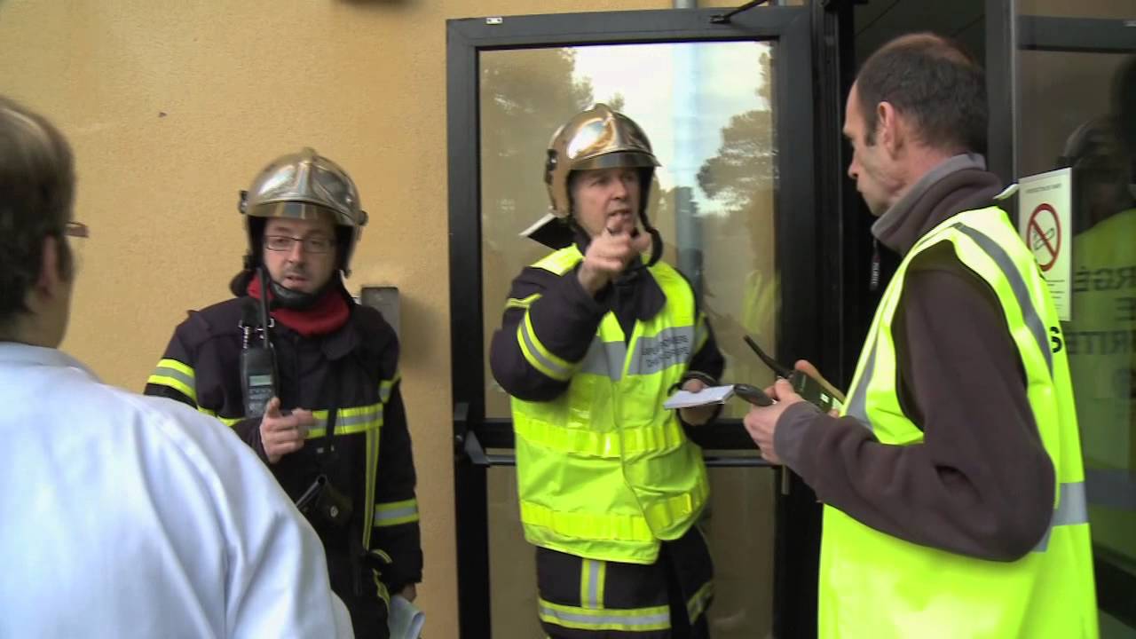 Exercice sécurité à la faculté des Sciences