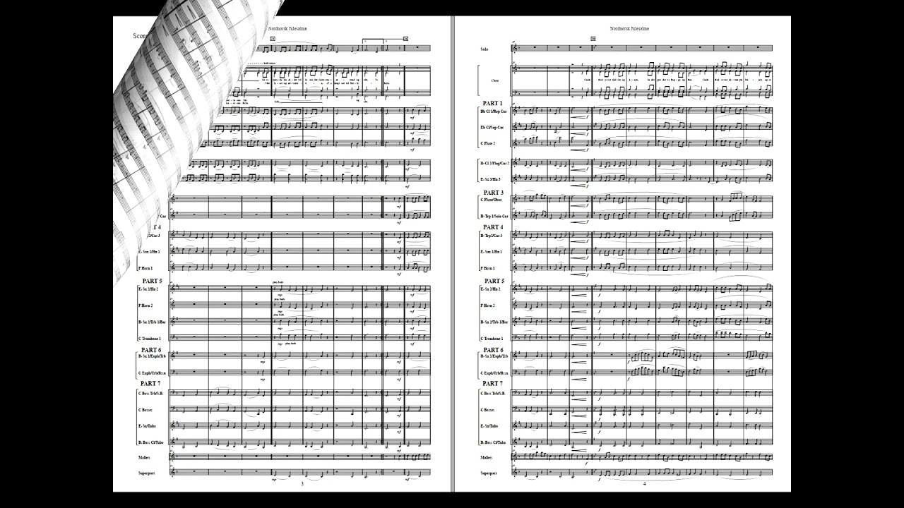 Nordnorsk Julesalme  - Trygve Hoff /arr: Haakon Esplo. Flex 7 Soloist, grade 2,5.