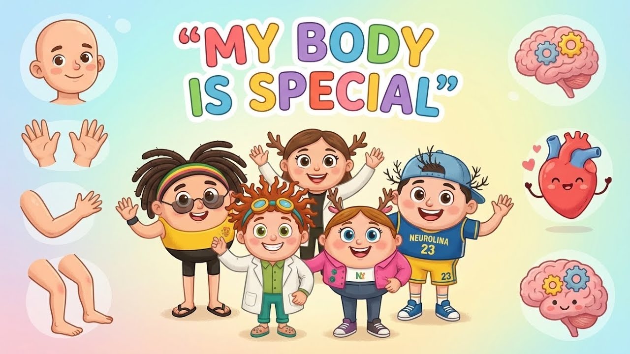 My Body is Special 🌟 Learn the Parts of the Body | Educational Children's Songs | Neurolandy