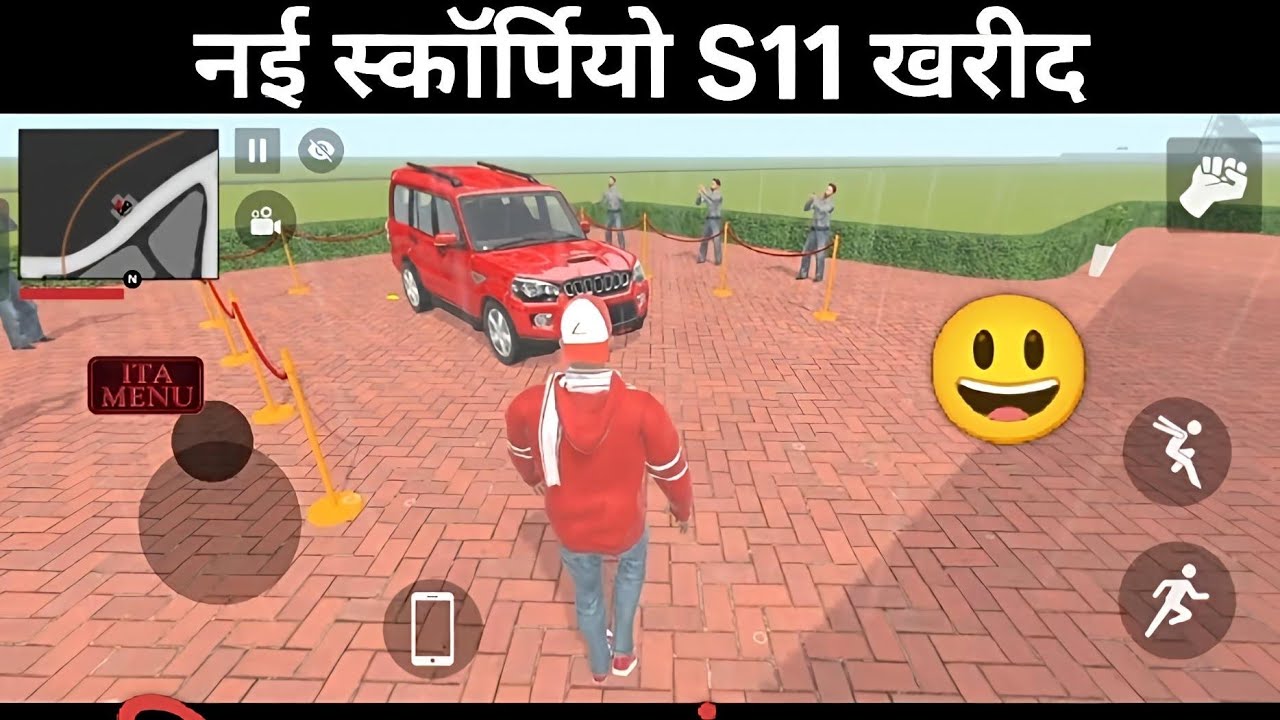 आज स्कॉर्पियो गाड़ी खरीदी फिर काला रंग करवाया 😍  | 3d Game video | modified scorpio  #game#tranding 