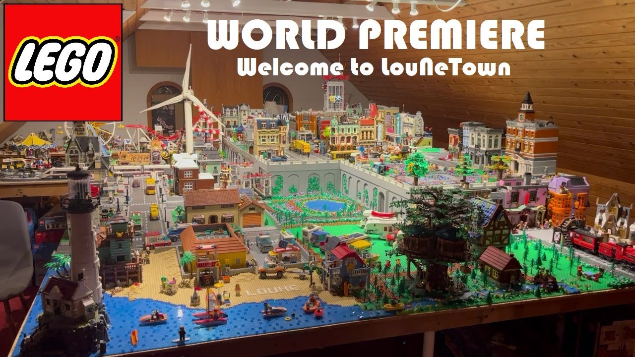 WORLD PREMIERE: first (YT) glance of LouNe Town (LEGO city update #1)