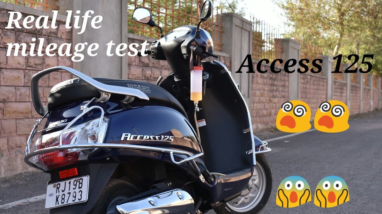 Suzuki Access 125 BS4 Mileage test 2018