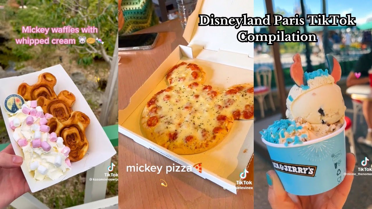 Best Food + Snacks in Disneyland Paris TikTok compilation 🧚‍♀️✨ | recipe video compilation