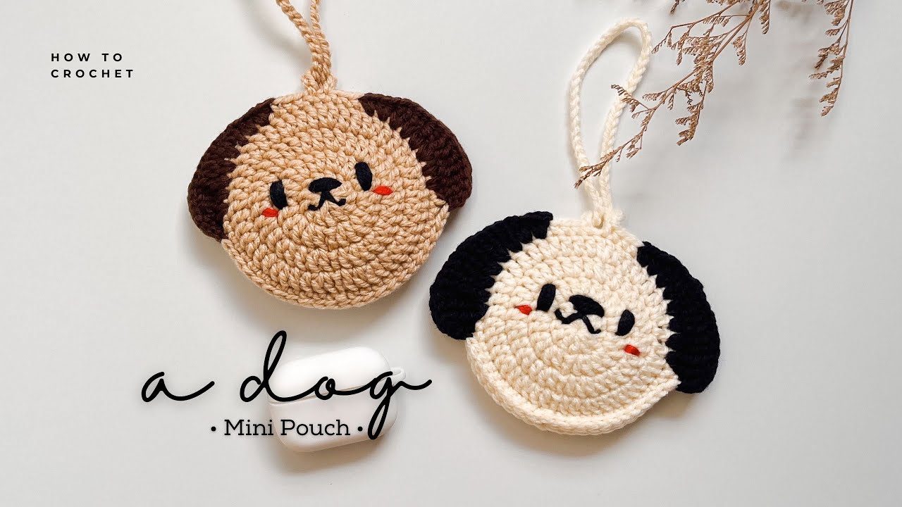 Step-By-Step Crochet Mini Puppy Pouch