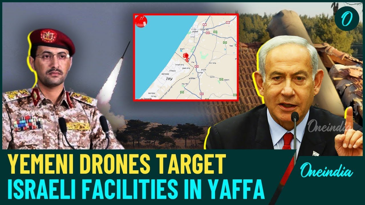 Yemen Full Scale War: Houthis Hit Israel Yaffa Hrs After Hypersonic Blitz On Tel-Aviv | Watch Video