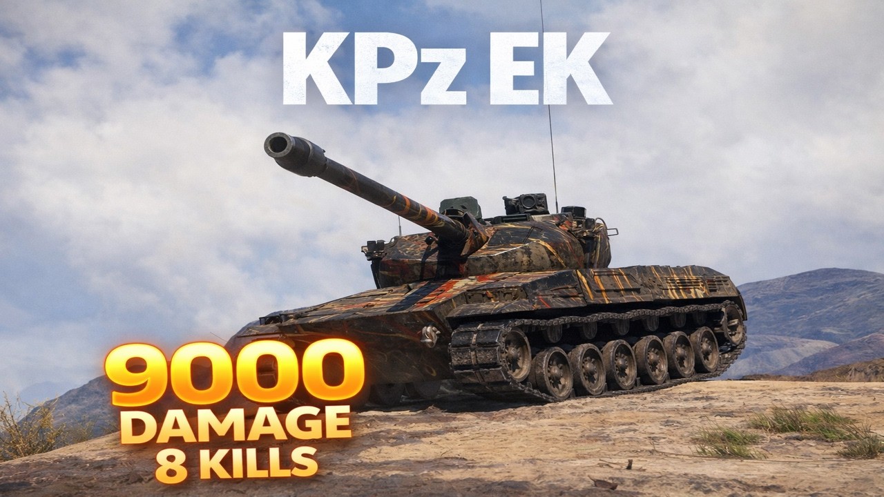 Kpz EK I 8 KİLLS Adam Tankına O Kadar Hakim ki Bu Maçı Mutlaka İzlemelisin #wot #танкблиц