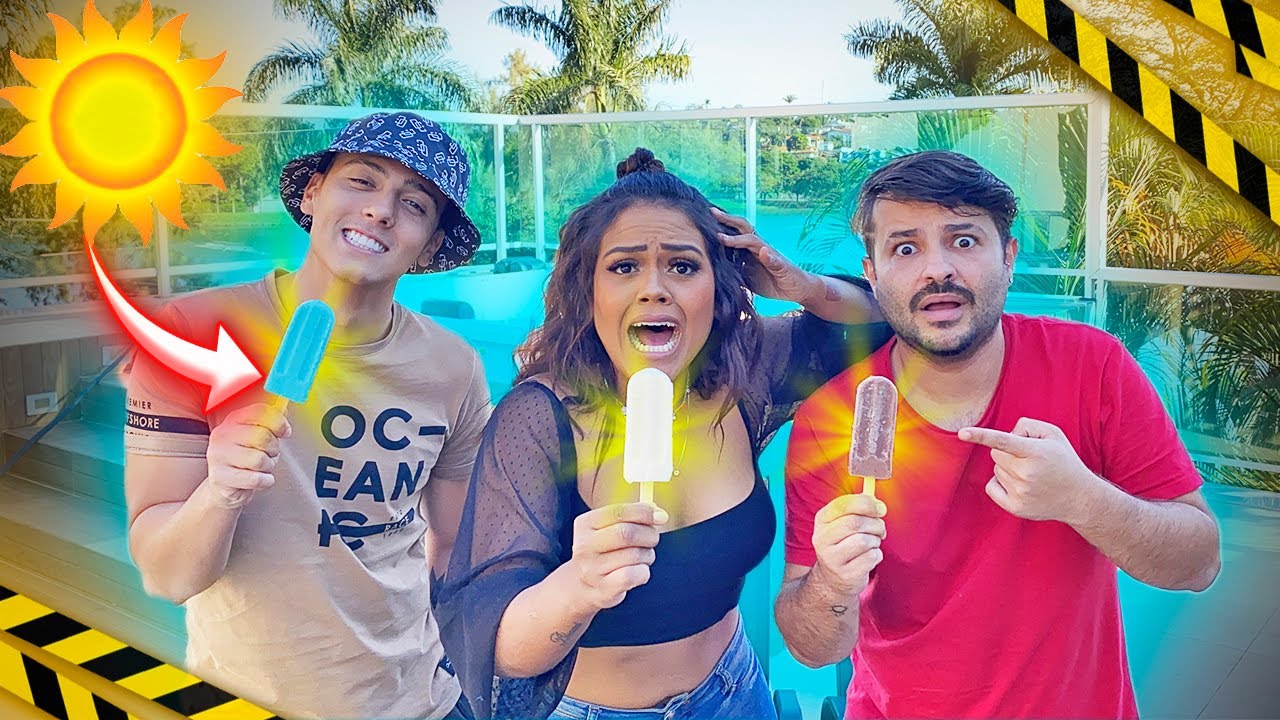 O ÚLTIMO A DEIXAR O PICOLÉ DERRETER GANHA !!!