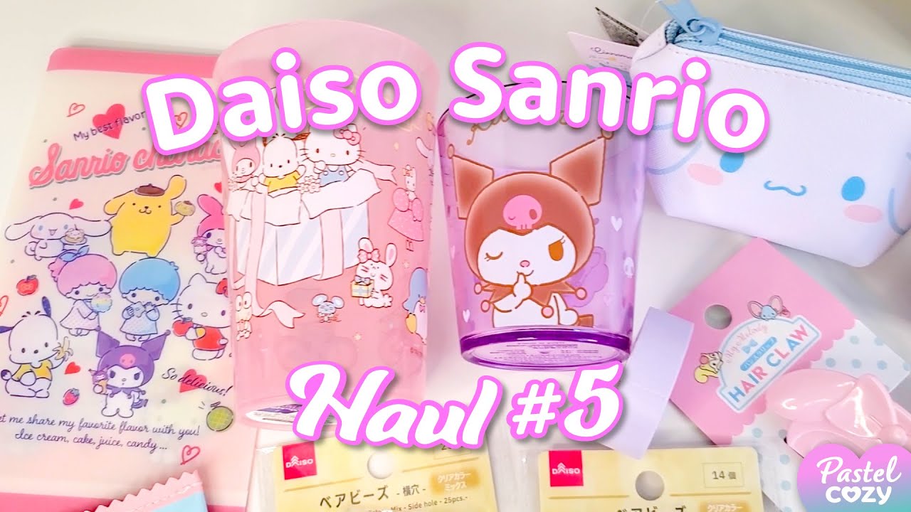 Daiso x Sanrio Shop With Me + Haul and Review ~ Stationery, Housewares, Craft Supplies, and more!