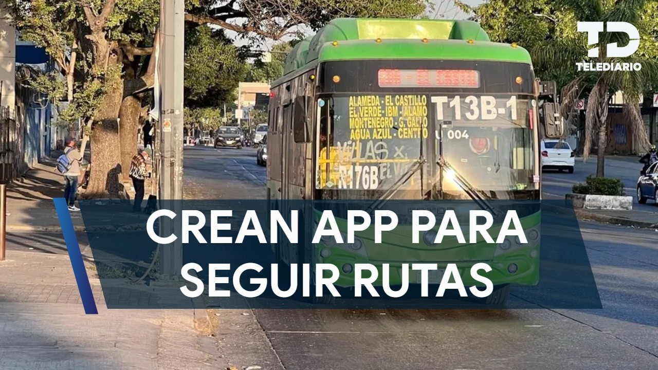 Crean app para seguir en tiempo real las rutas de transporte público en Jalisco