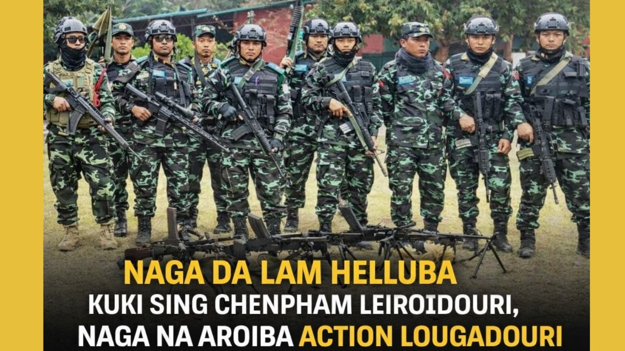 NAGA DA LAM HELLUBA KUKI SING CHENPHAM LEIROIDOURI,NAGA NA AROIBA ACTION LOUGADOURI