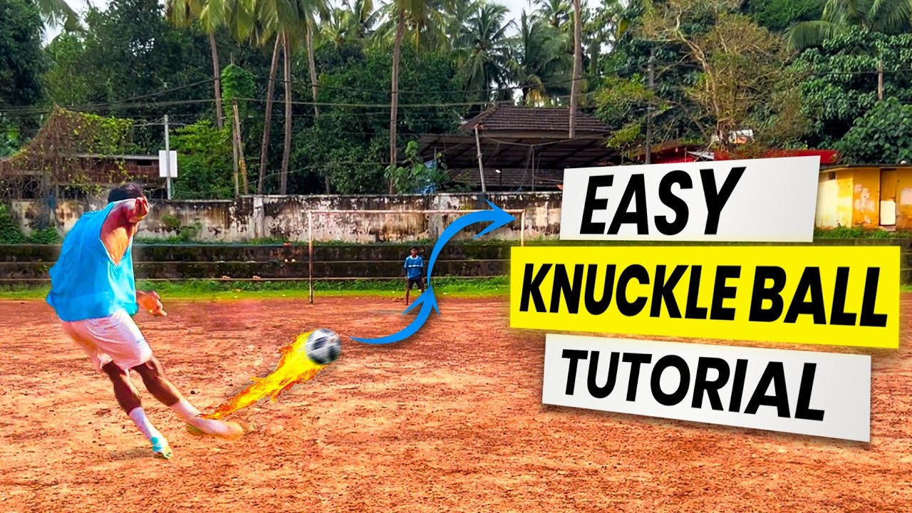 Knuckleball tutorial🌪️🚀 ഇത്രക് എളുപ്പമോ 😱 How to shoot knuckleball | Learn CR7 free kick 🎯#tutorial