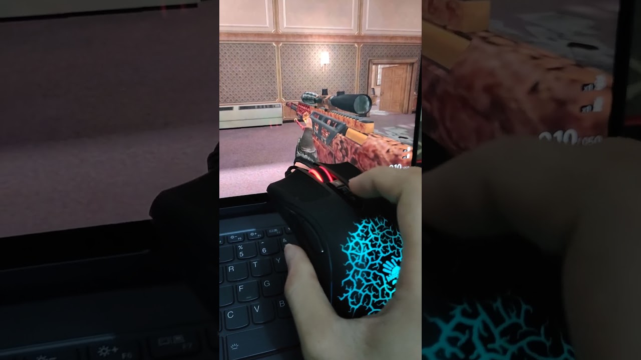 Review Mouse A90 Siluman Bloody No recoil, macro SG AWP tercepat qc 75%