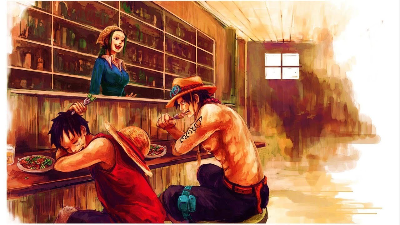 Luffy & Ace ~ One Piece Relaxing Music ~ Lofi Hip Hop Mix