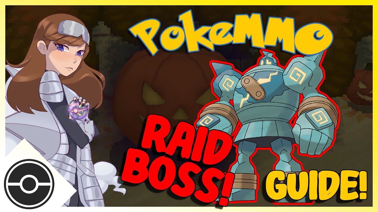 Fighting the Alpha Golurk Raid Boss! Fight & Guide! | PokeMMO Halloween Event! (2024)