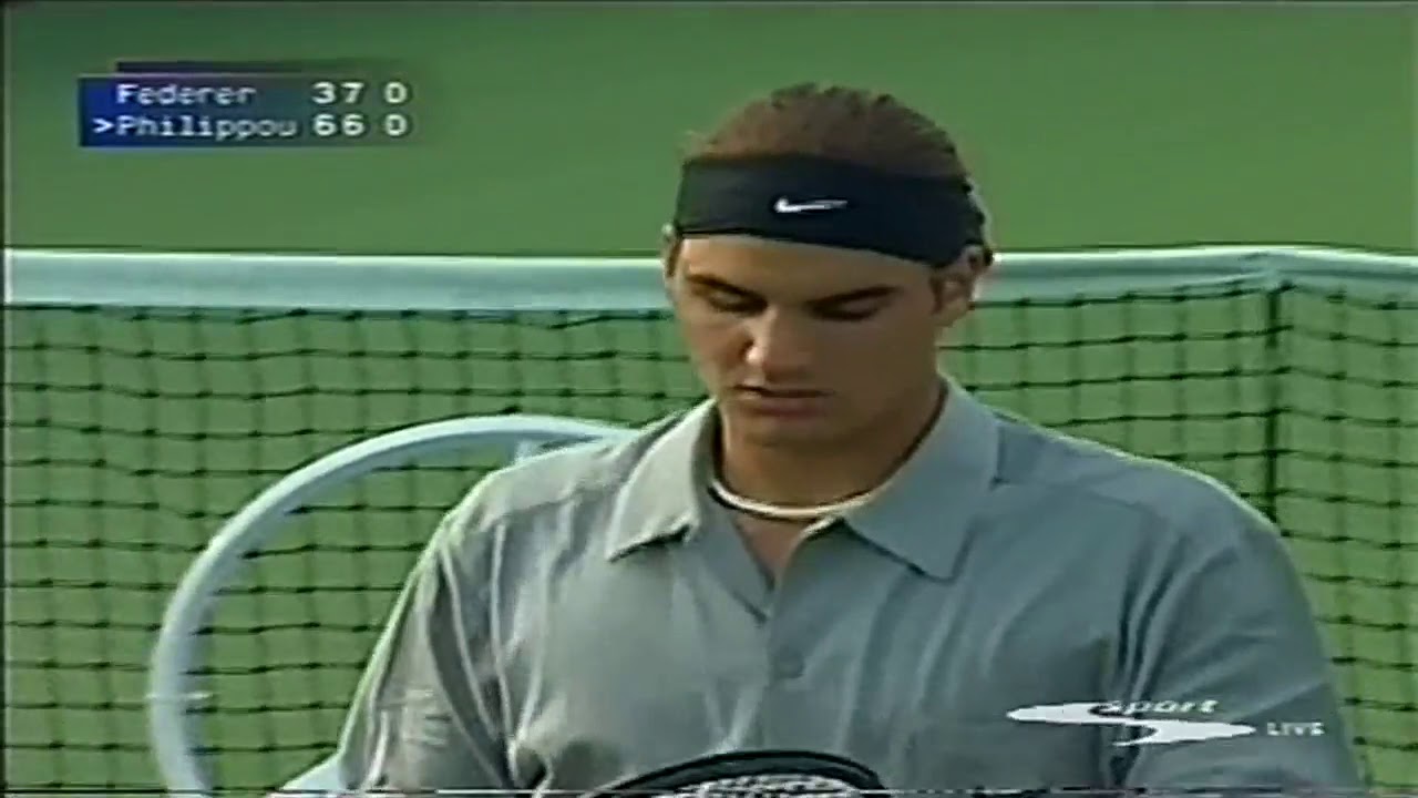 Miami 2001 Roger Federer - Mark Philippoussis