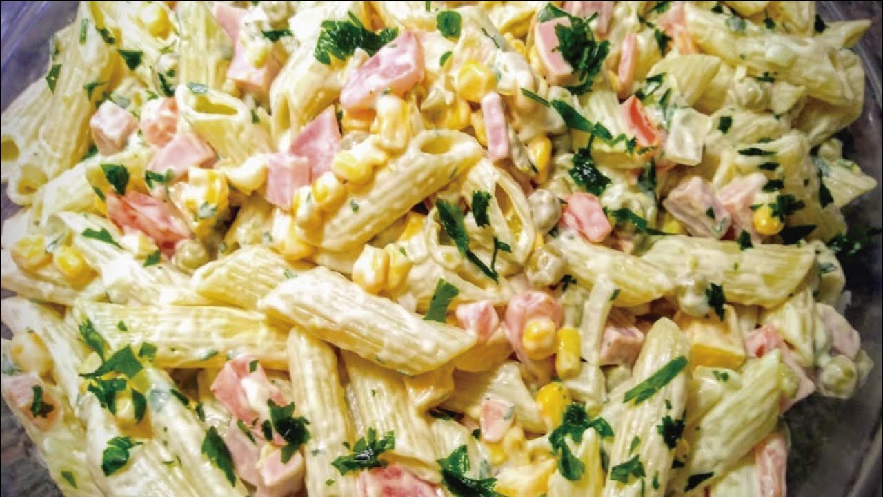 Salada de Macarrão - colorida e deliciosa.