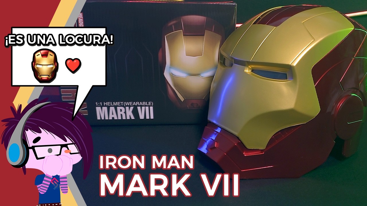 ¡ESTO ES IRREAL! Probando el Casco Iron Man Mark VII | COMPONENTES® #gaming #marvel #ironman