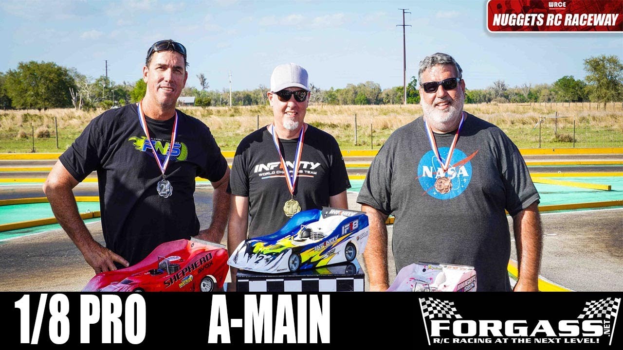 1/8 PRO NITRO |A-MAIN| FORGASS| NUGGETS RANCH RC RACEWAY