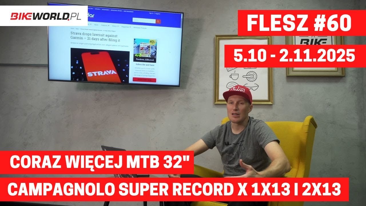 Flesz #60: Campagnolo 1x i 2x13 na gravel, coraz więcej k&oacute;ł 32