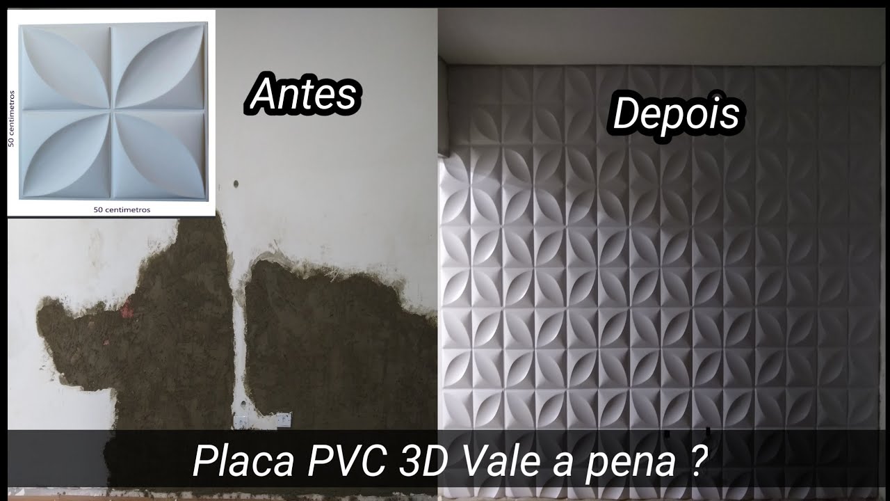 Tudo sobre Placa PVC 3D em parede com umidade