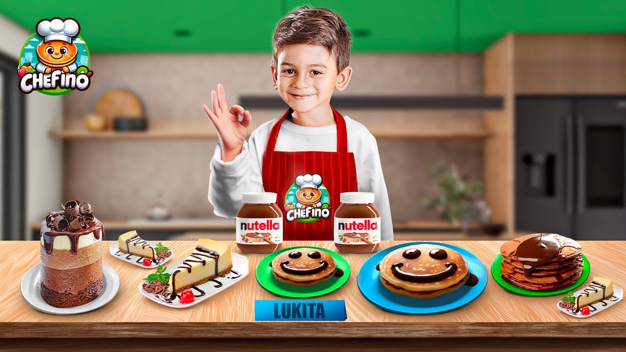 PANQUECA AMERICANA RECHEADA COM NUTELLA | Lukita na Cozinha
