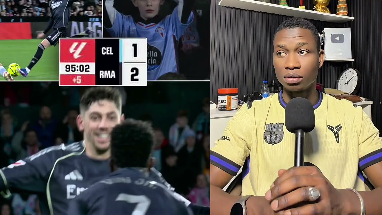 Celta Vigo 1-2 Réal Madrid victoire…